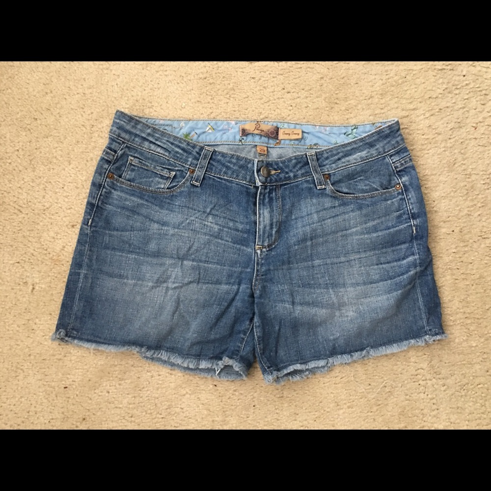 Paige Jimmy Jimmy Blue Jean Shorts